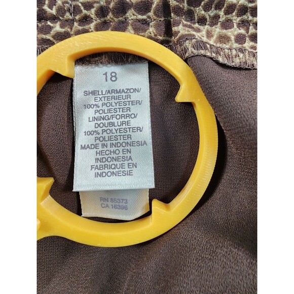 First Issue Liz Claiborne Skirt Women's Size 18 Crocodile Pattern - Picture 4 of 11